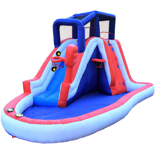 inflatable slide with blower